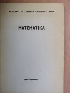 Rohovszky Rudolf - Matematika [antikvár]