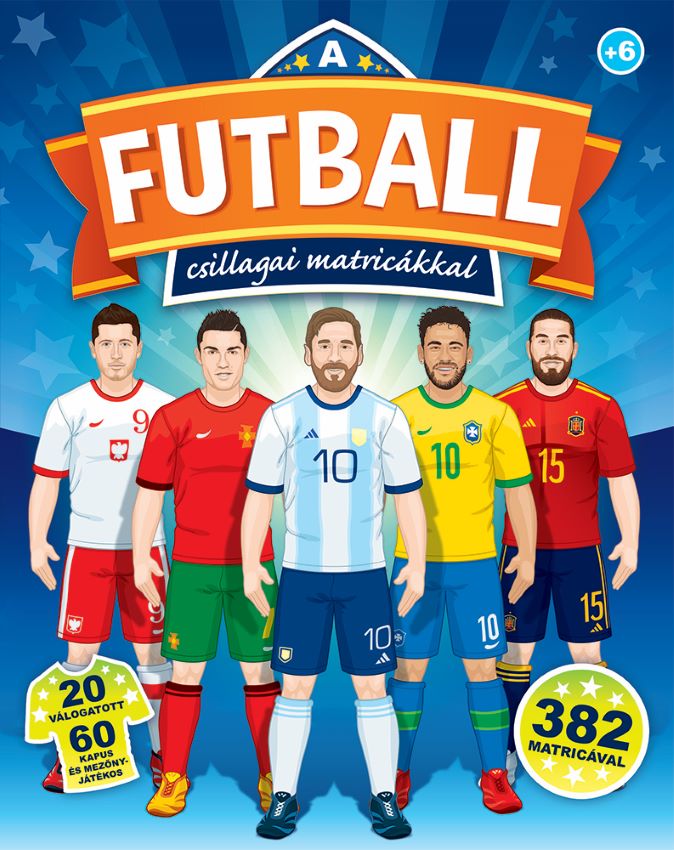 A futball csillagai matricákkal