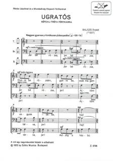 BALÁZS ÁRPÁD - UGRATÓS - NÉPDAL TRÉFA FÉRFIKARRA