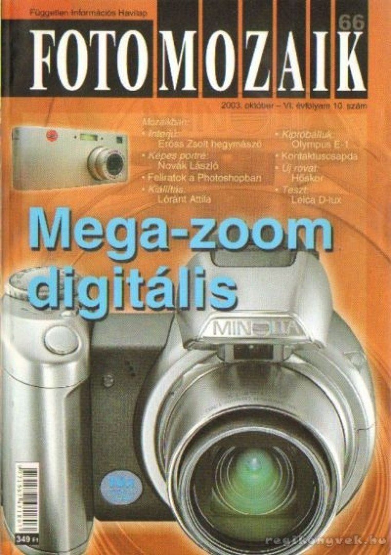 Sulyok László - Foto Mozaik 2003. október 10. szám [antikvár]