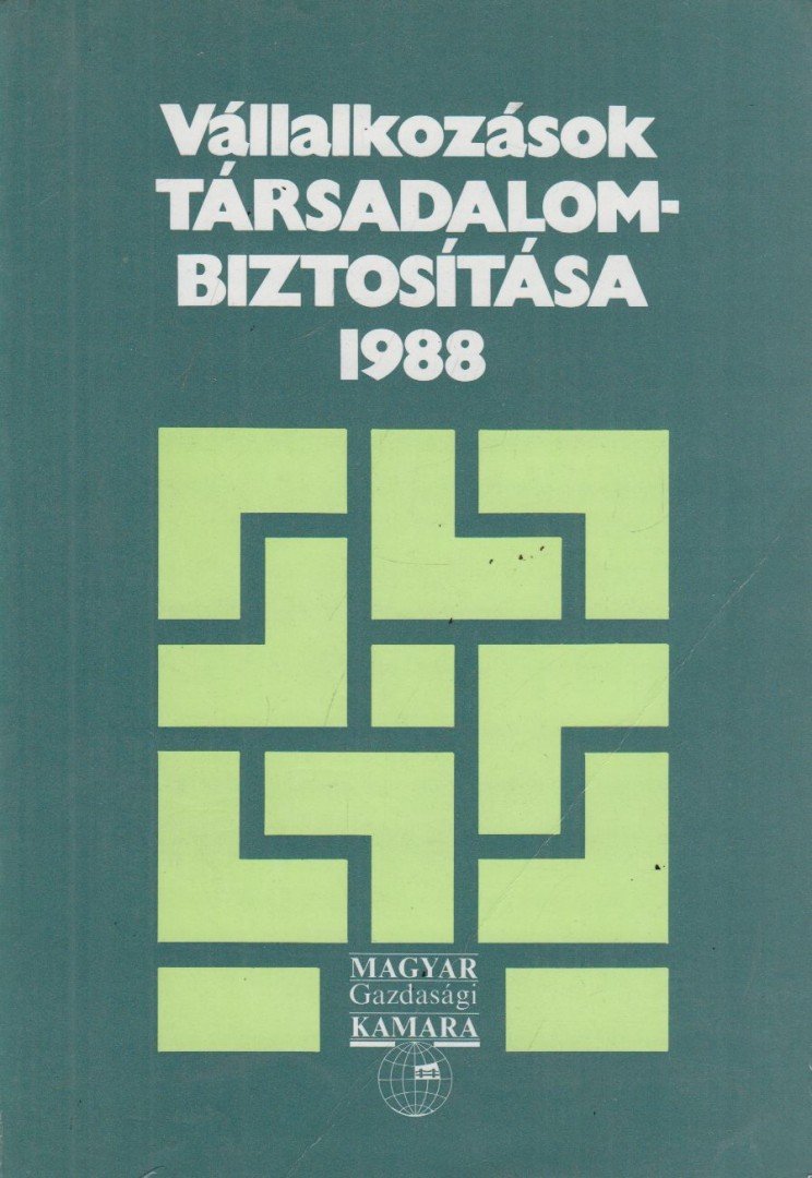 Balogh Gábor - Vállalkozások társadalombiztosítása 1988 [antikvár]