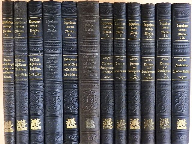 Arthur Schopenhauer - Arthur Schopenhauers Sämtliche Werke in zwölf Bänden 1-12. (gótbetűs) [antikvár]