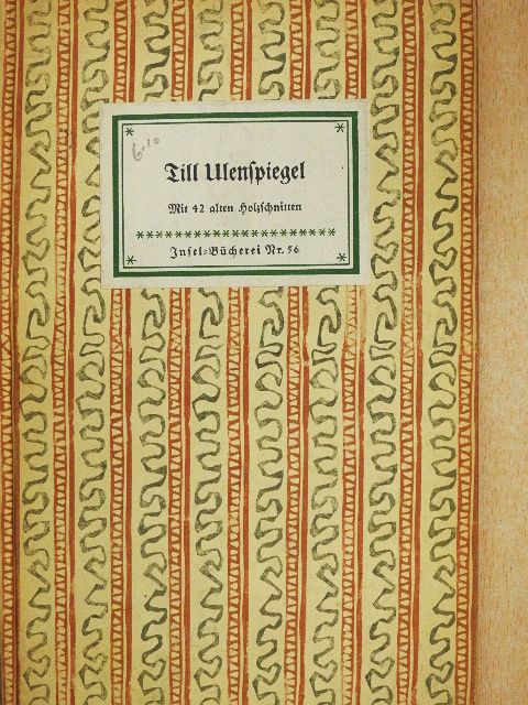Ein Kurzweilig Lesen vom Till Ulenspiegel (gótbetűs) [antikvár]