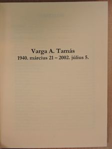 Balázsi Károly - Varga A. Tamás [antikvár]