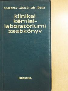 Dr. Goreczky László - Klinikai kémiai-laboratóriumi zsebkönyv [antikvár]
