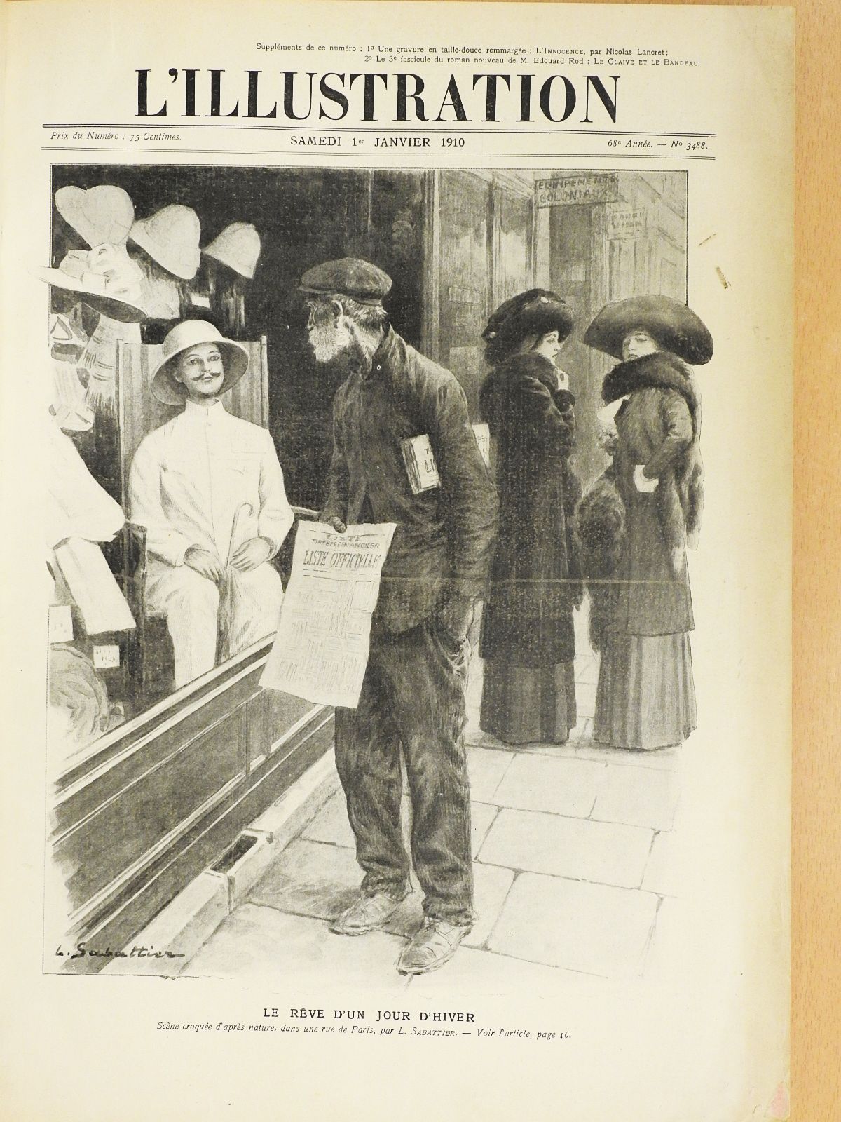 Camille Flammarion - L'Illustration Janvier-Décembre 1910. I-II. [antikvár]