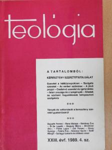 Bajzáth Ferenc - Teológia 1989/4. [antikvár]
