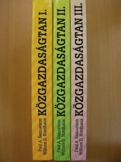 Paul A. Samuelson - Közgazdaságtan I-III. [antikvár]
