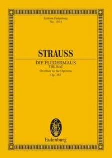 STRAUSS, JOHANN - DIE FLEDERMAUS, OVERTURE TO THE OPERETTA OP.362 POCKET SCORE (SWAROWSKY)