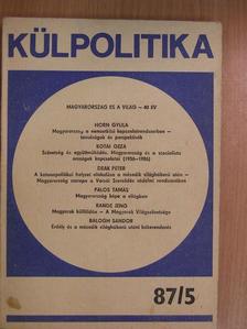 Balogh Sándor - Külpolitika 1987/5. [antikvár]