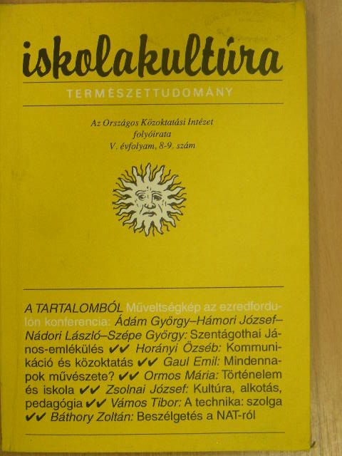 Ádám György - Iskolakultúra 1995/8-9. [antikvár]
