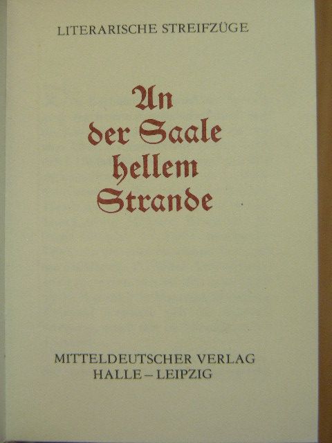 Berta Lask - An der Saale hellem Strande [antikvár]