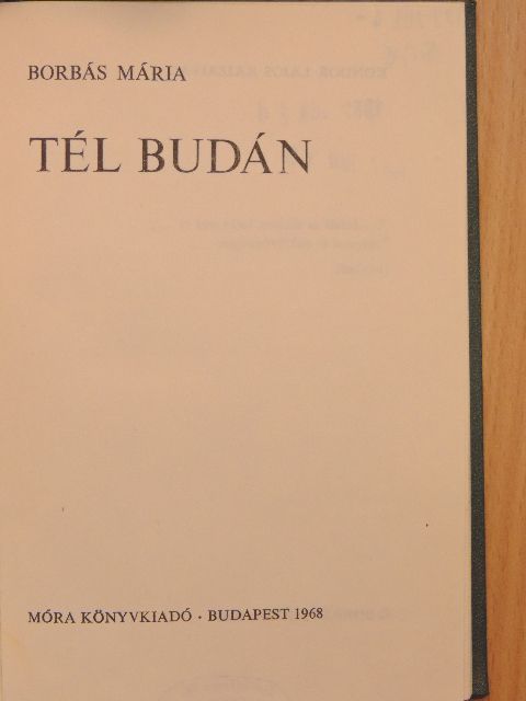 Borbás Mária - Tél Budán [antikvár]