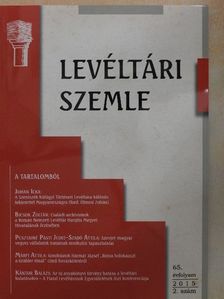 Bicsok Zoltán - Levéltári Szemle 2015/2. [antikvár]