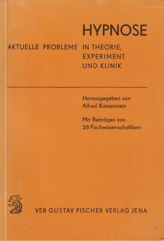 Alfred Katzenstein - Hypnose [antikvár]