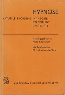 Alfred Katzenstein - Hypnose [antikvár]