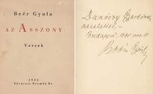 Beér Gyula - Az Asszony (dedikált) [antikvár]