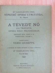 Francesco Maria Piave - A tévedt nő [antikvár]