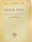 Fogarasi Miklós - Magyar Nyelv 1956. szeptember [antikvár]