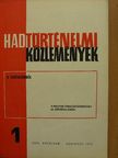 Ács Tibor - Hadtörténelmi Közlemények 1979/1. [antikvár]