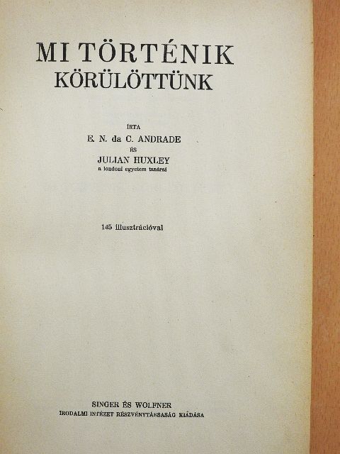 Andrade - Mi történik körülöttünk [antikvár]