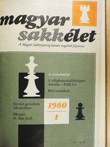 Barcza Gedeon - Magyar Sakkélet 1980. január-december [antikvár]