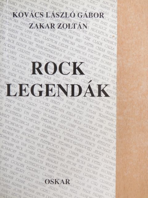 Kovács László Gábor - Rocklegendák [antikvár]