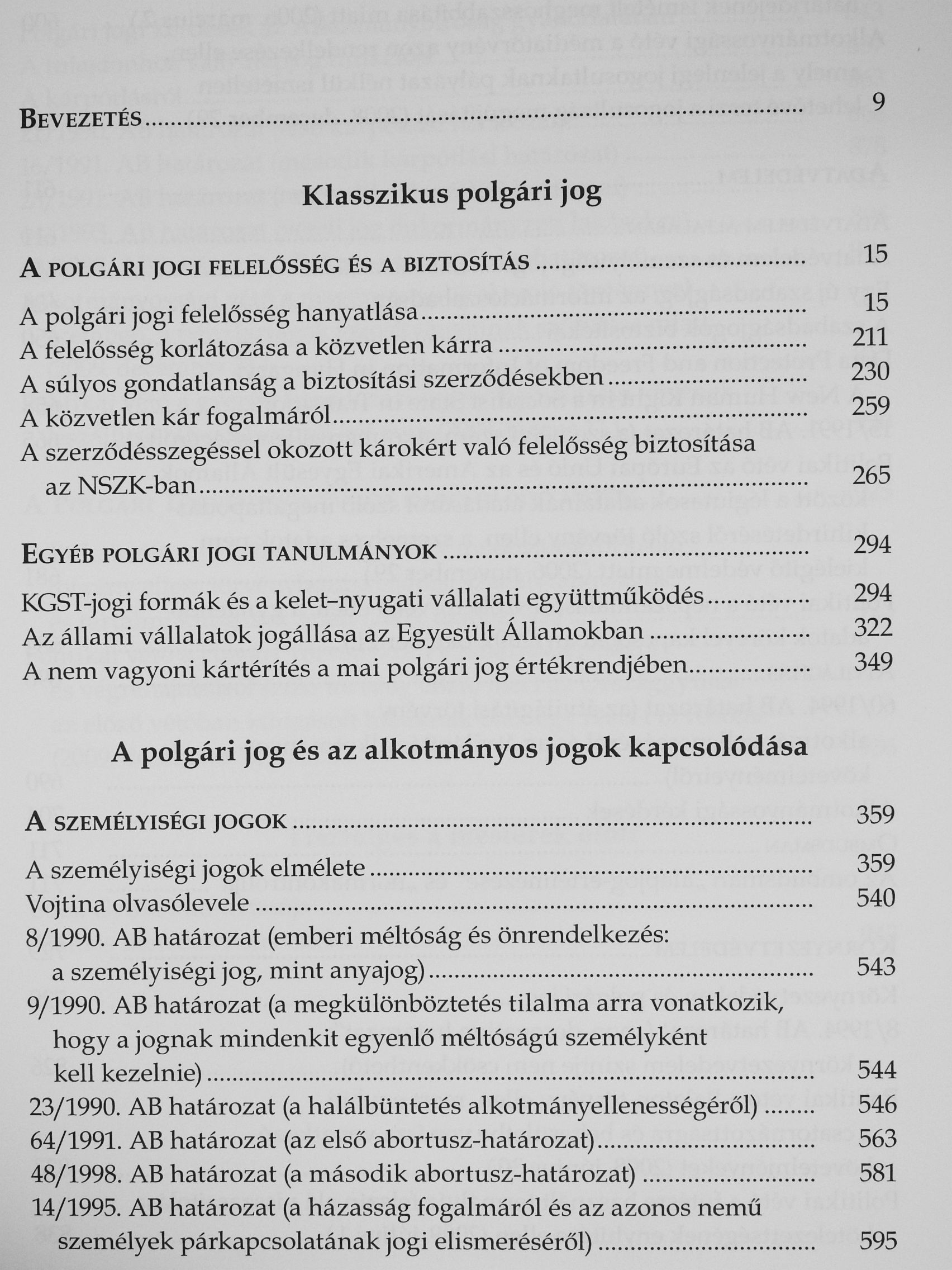 Sólyom László - Documenta - Polgári jog [antikvár]