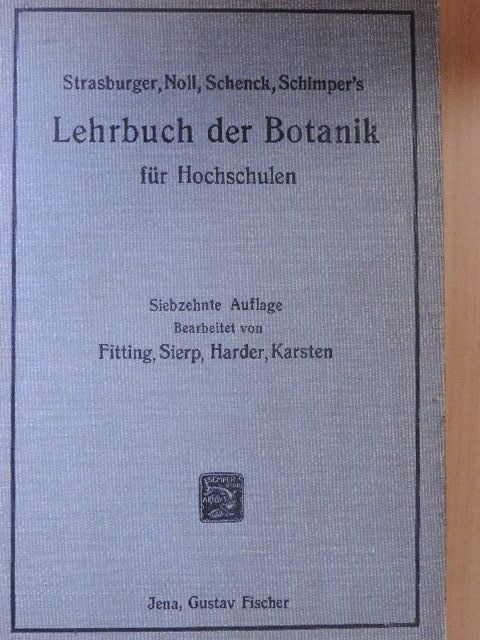 Dr. George Karsten - Lehrbuch der Botanik [antikvár]