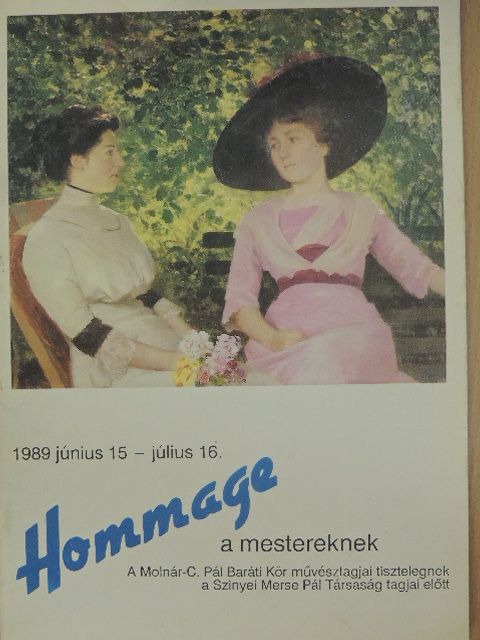Hommage a mestereknek [antikvár]