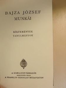 Bajza József - Bajza József munkái [antikvár]