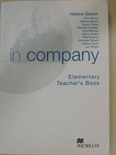 Barney Barrett - in company - Elementary - Teacher's Book [antikvár]