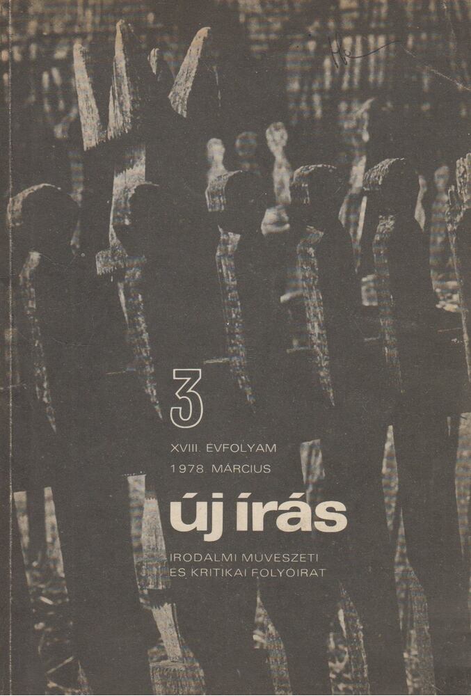 JUHÁSZ FERENC - Új Írás 1978. március 3. szám [antikvár]