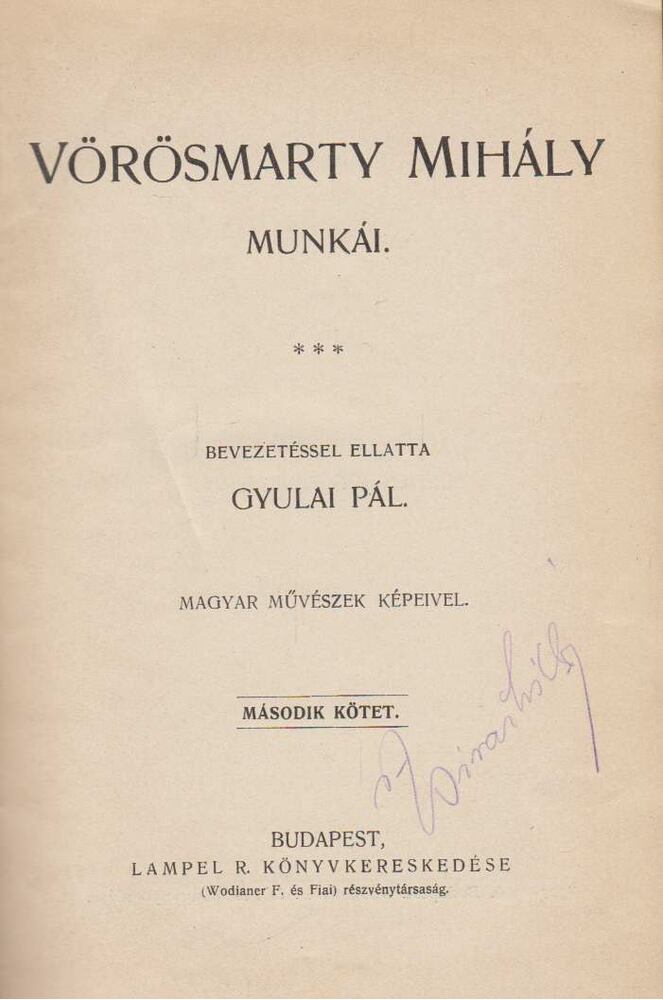 Vörösmarty Mihály - Vörösmarty Mihály munkái II. [antikvár]