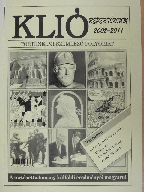 Klió repertórium 2002-2011. [antikvár]