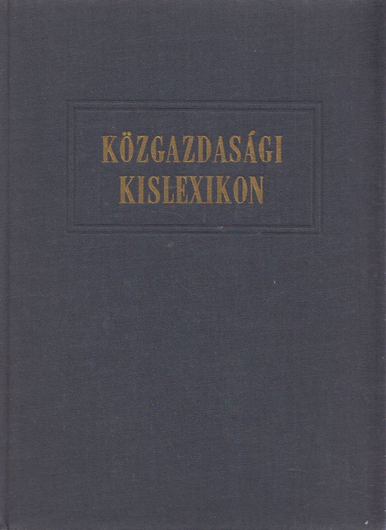 Kozlov, G. A., P. Pervusin - Közgazdasági kislexikon [antikvár]