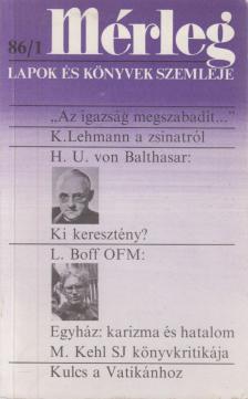 Boór János (főszerk.) - Mérleg 1986/1. [antikvár]