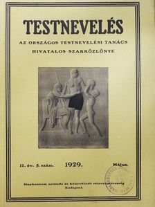 Bárány István - Testnevelés 1929. május [antikvár]