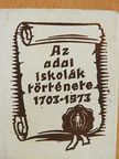 Tóth István - Az adai iskolák története (minikönyv) [antikvár]
