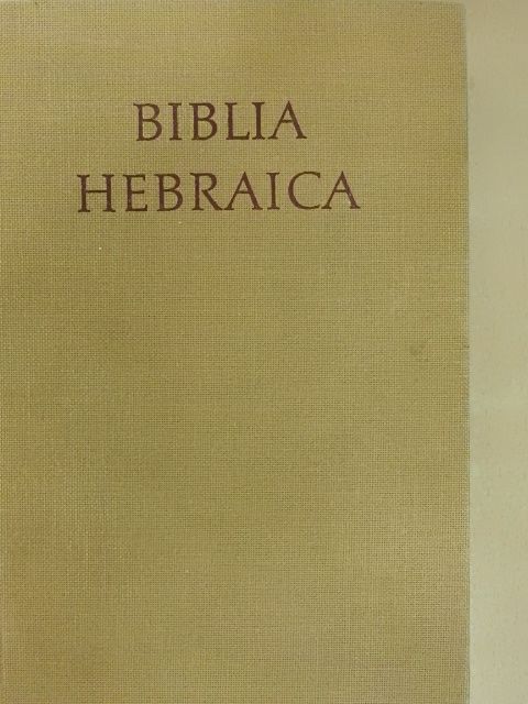 Biblia Hebraica [antikvár]
