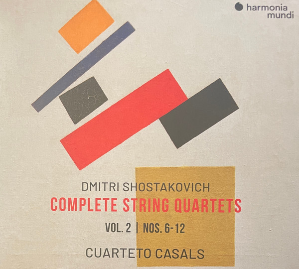 SHOSTAKOVICH - COMPLETE STRING QUARTETS VOL.2 , 2CD CUARTETO CASALS