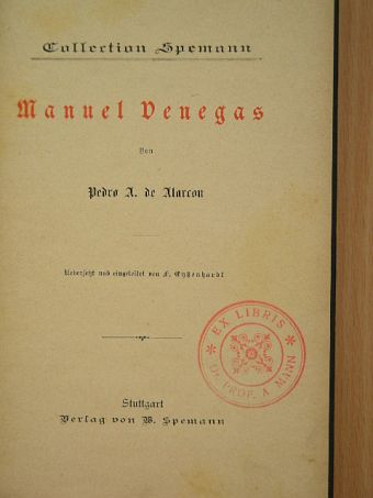 Pedro A. de Alarcon - Manuel Venegas [antikvár]