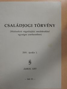 Családjogi törvény [antikvár]