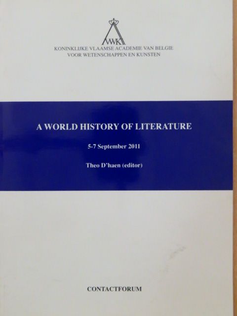 Anders Pettersson - A World History of Literature [antikvár]