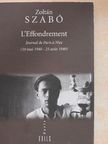 Szabó Zoltán - L'Effondrement [antikvár]