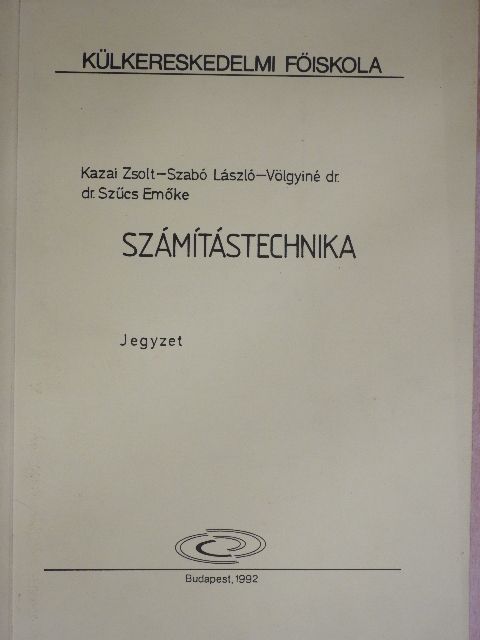 Kazai Zsolt - Számítástechnika [antikvár]