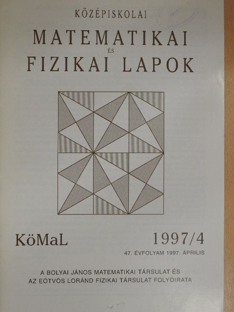 Fried Ervin - Középiskolai matematikai és fizikai lapok 1997. április [antikvár]