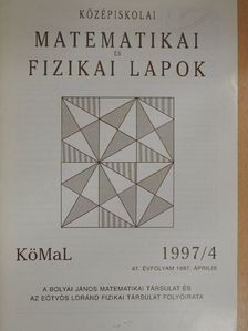Fried Ervin - Középiskolai matematikai és fizikai lapok 1997. április [antikvár]