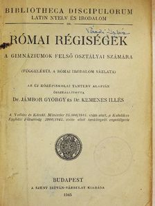 Római régiségek [antikvár]