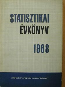 Statisztikai évkönyv 1968 [antikvár]